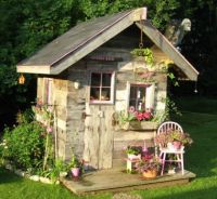 stylish garden shed