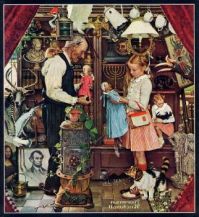 "April Fool" 1948 By Norman Rockwell