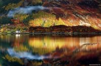 Fall in the Scottish highlands