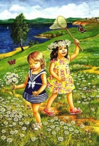 Celebrating Spring with Daisies and Butterflies