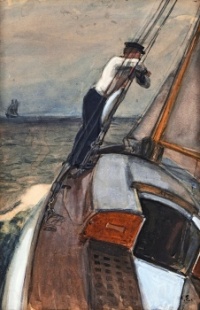 Magnus Enckell (Finnish, 1870–1925), The Sailor