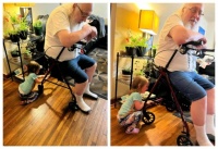 Maddie Pushing Me!!