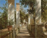 Pergola with Oranges by Thomas Fearnley