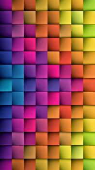 1  ~  Almost ... Rainbow Squares.