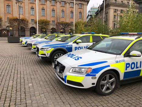 Swedish Police cars