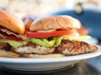 Grilled Blackened Fish SandWiches