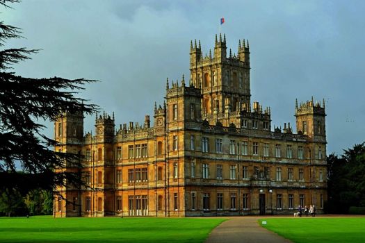 Highclere Castle, better known as Downton Abbey