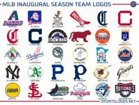 MLB Inaugural Season logos