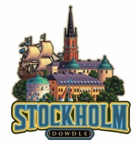 Stockholm - Dowdle Travel Sticker