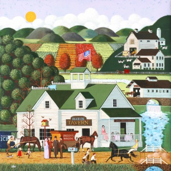 Solve Blue Ox Tavern jigsaw puzzle online with 169 pieces