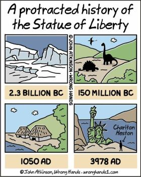 A protracted history of the Statue of Liberty