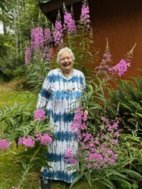 Me & my 6foot tall Fireweeds 2024