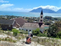 Kommetjie Village and Alantic Ocean