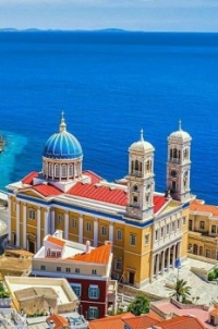 The Island of Syros, Greece  - Church of St. Nicholas.