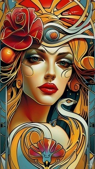 Flamboyance - Classic Art Deco Beauty