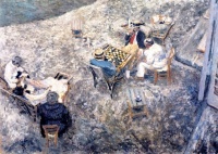 A Game of Draughts  Edouard Vuillard - 1906