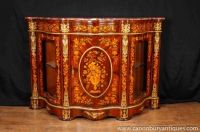 Inlaid Louis XV Marquetry Credenza Sideboard