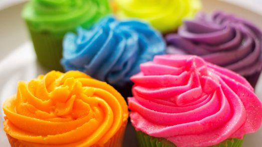 Colorful Cupcakes Wallpaper