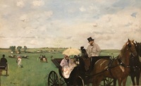 At the Races in the Countryside, Edgar Degas