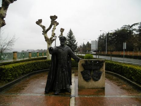 Sculpture of King Santxo III (Iruña - Euskal Herria)