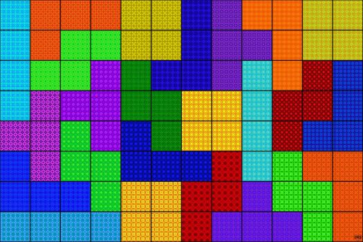 Solve Tetris!! ~ M jigsaw puzzle online with 96 pieces