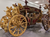 Ceremonial "Popemobile" dating from 1716