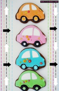 Gingerbread car cookies 🌼