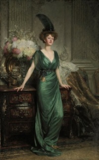 Portrait of the Hon Mrs Ernest Guinness by Sir Francis Bernard Dicksee