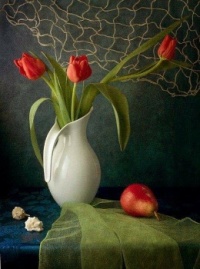 Still Life Flowers Vase