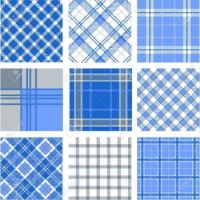 patterns in blue