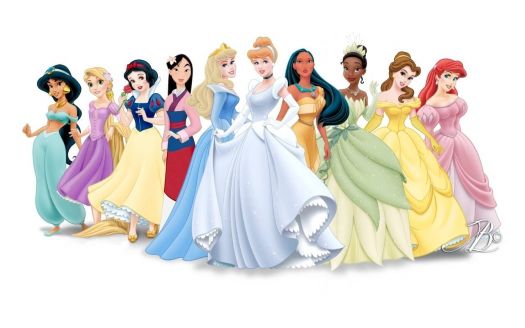 Full Lineup of Disney Princesses