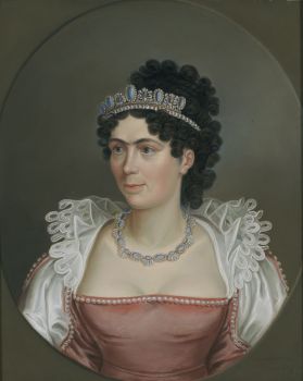 1821 Die protestantische Königin Karoline by Ludwig Hirschmann
