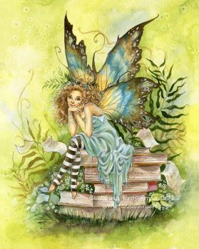 Fairy on Books