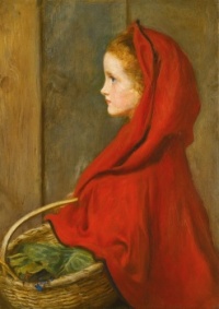 Red Riding Hood by John Everett Millais