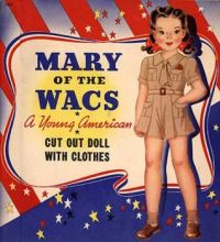 1940's Patriotic Paper Doll  ~ Mary Of The WAC'S