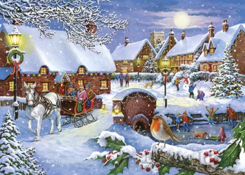 Solve Sleigh-ride-jingle-bells jigsaw puzzle online with 88 pieces