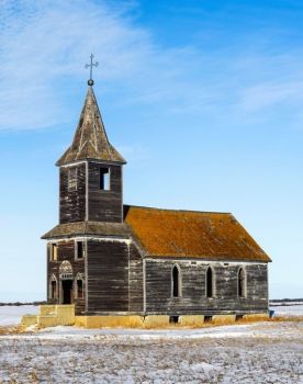 Old Church out on the Prairie....