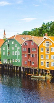 Muitas janelas em Trondheim, Noruega !!!