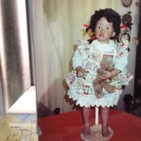 One of the porcelain dolls I made.
