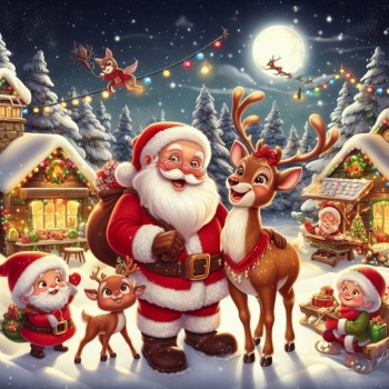 Solve Merry Christmas Jigsaw Puzzle Online With 81 Pieces