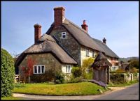 Thatched cottage in Fontmell Magna, Dorset