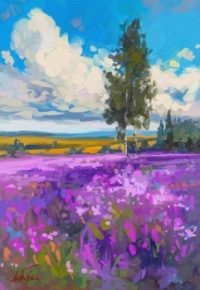 Purple field