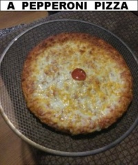 A Pepperoni Pizza