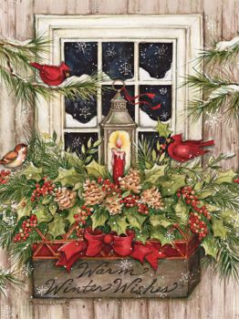 Window Box Snow