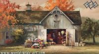 Autumn Barn by Paul Landry