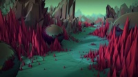 CGI Abstract Landscape