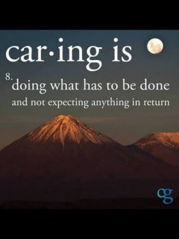 Caring is