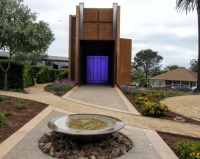 Point Loma Nazarene University  Chapel with Purple Doors