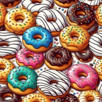 Fancy Donut, resizable 9 to 483 pieces