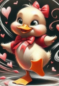 pato feliz